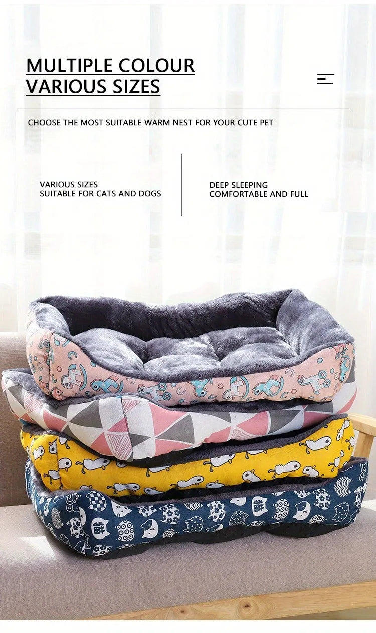 Dog Bed – Winter Pet Sofa Mat for Dogs & Cats