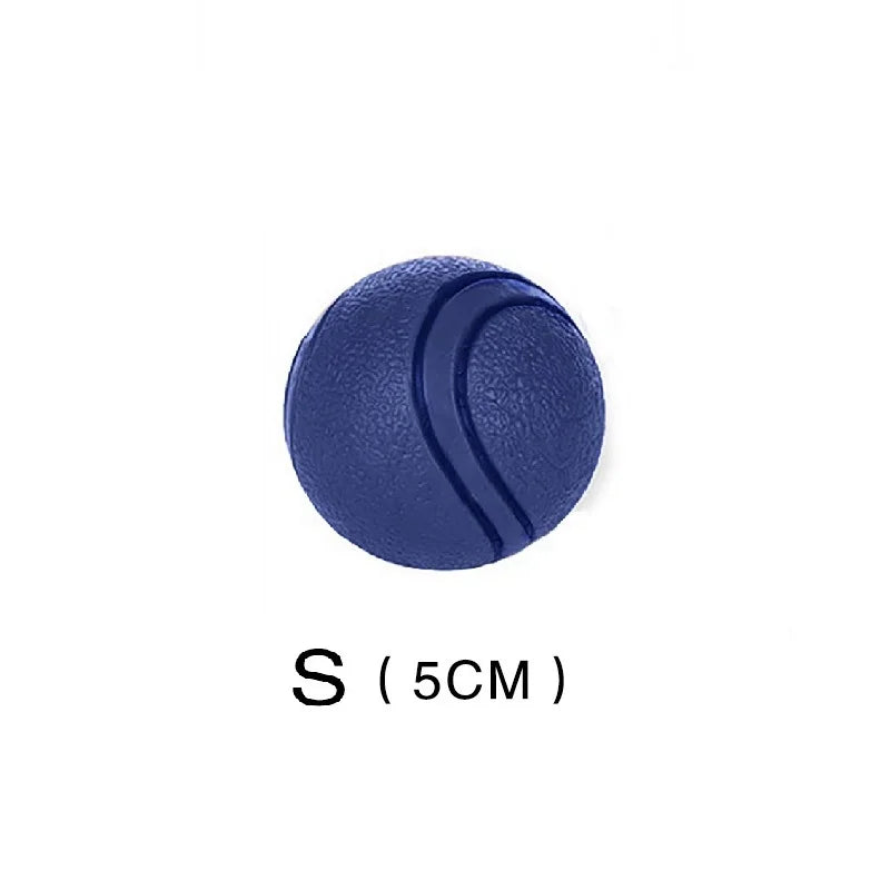Rubber Dog Ball, Bite-Resistant Chew Toy for Puppies & Dogs