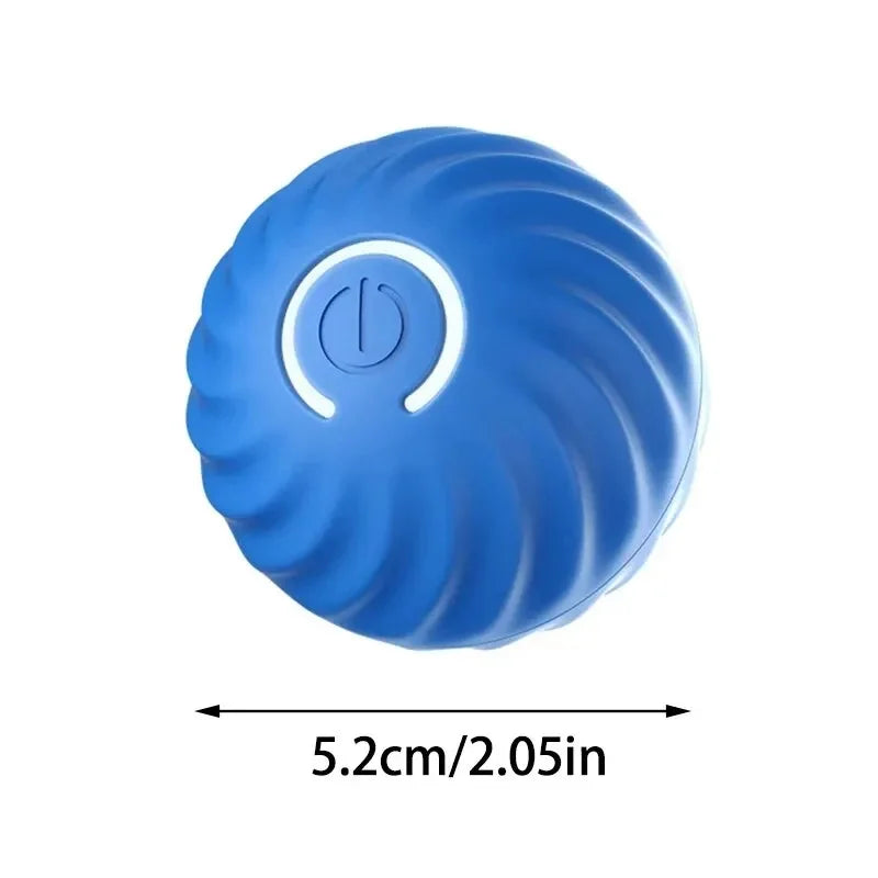 Interactive Dog Ball – USB Rechargeable Automatic Moving Toy