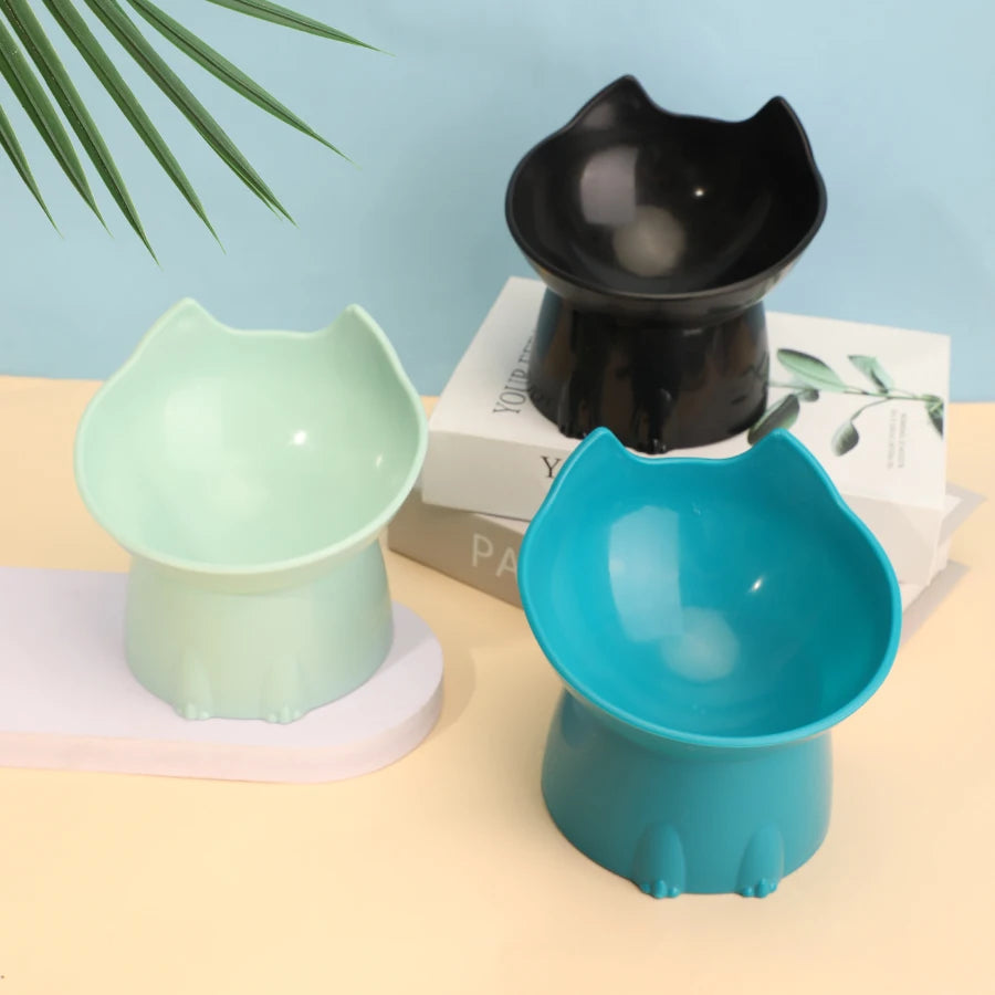 Elevated Cat Bowl – Anti-Tip Raised Feeding Dish