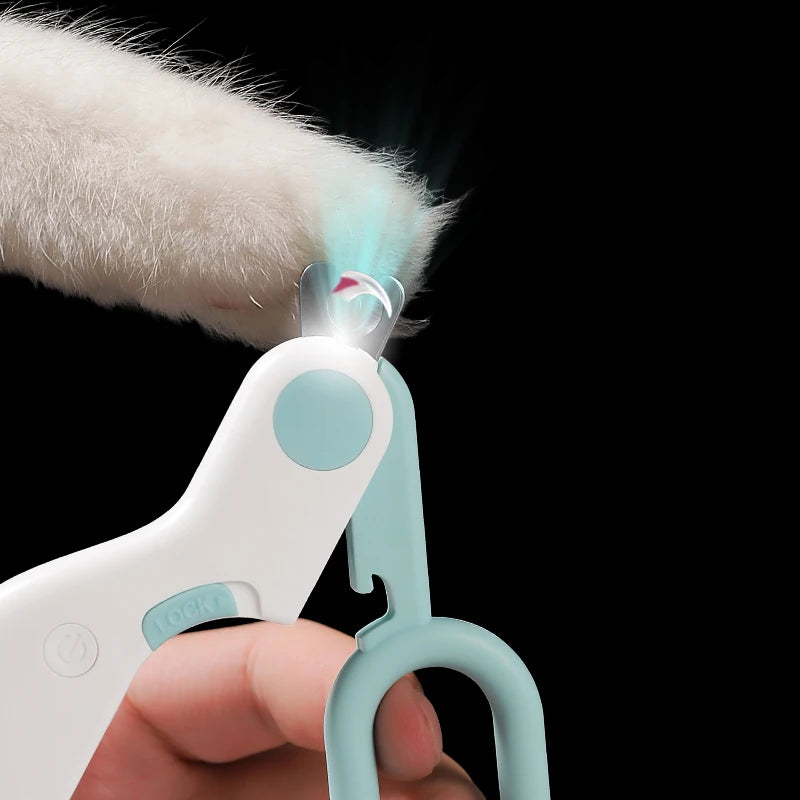 LED Dog Nail Clipper – Stainless Steel Pet Nail Trimmer