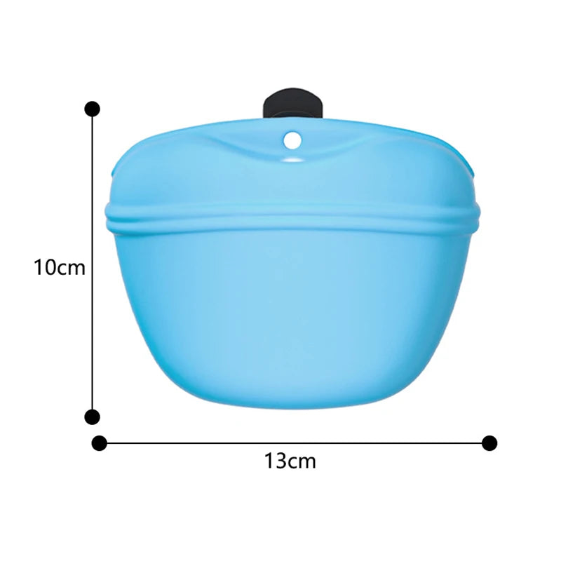 Dog Treat Pouch – Portable Silicone Training & Walking Bag
