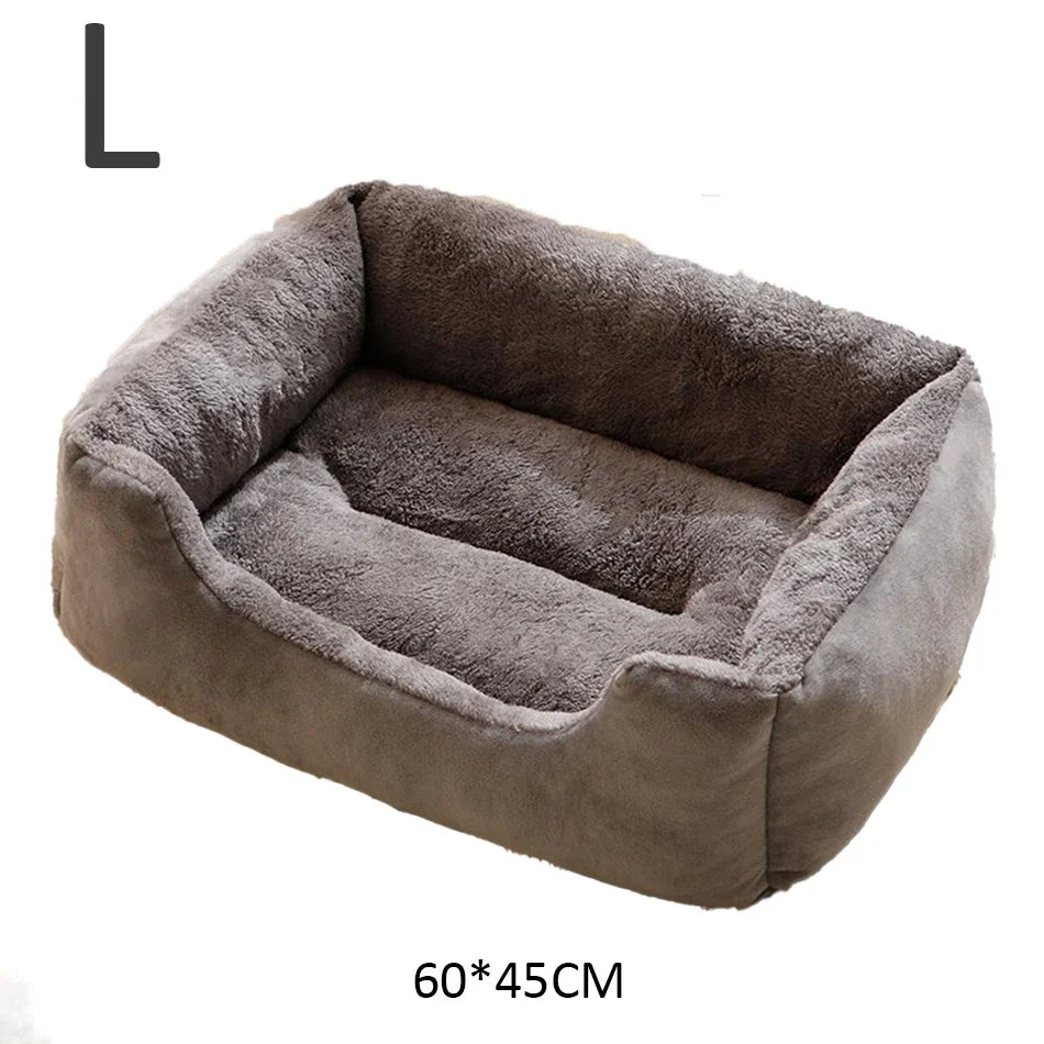 Plush Cat Bed Soft Cushion Pet Bed for Cats & Small Dogs