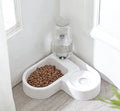 Automatic Pet Water Bowl – 500ml Dispenser with Food Bowl