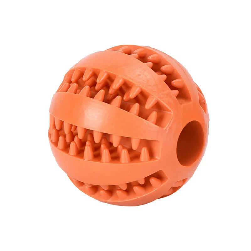 Treat Dispensing Dog Ball – Interactive Rubber Puzzle Toy