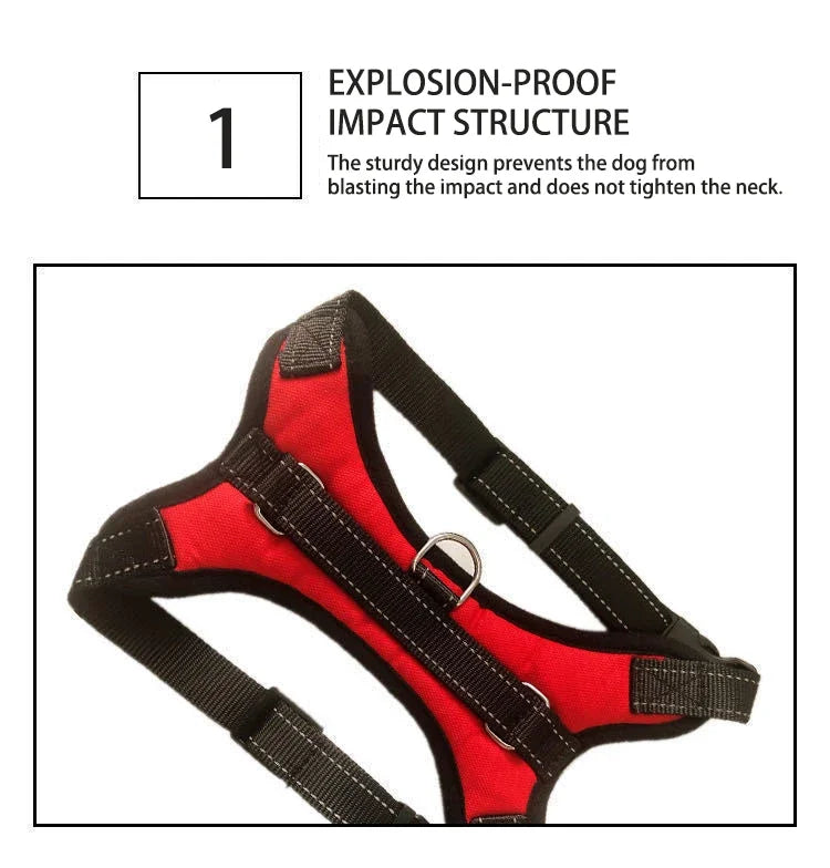 Dog Harness – Quick Release Nylon Vest for Puppies
