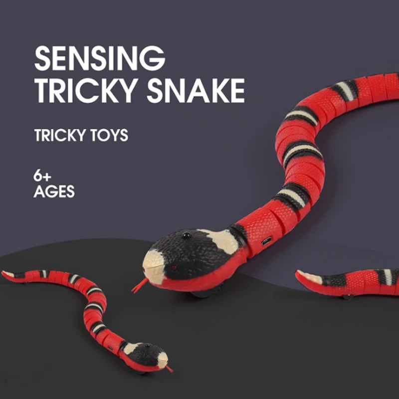 Interactive Snake Cat Toy – Smart Sensing Automatic Rechargeable