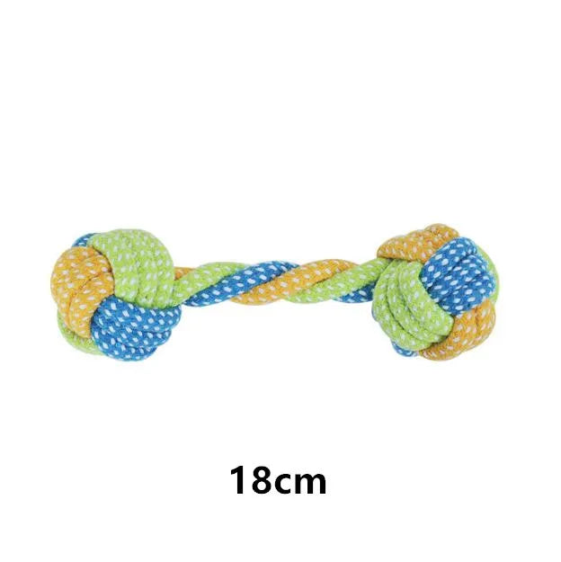 Rope Dog Toy, Cotton Chew & Interactive Dental Cleaning Toy