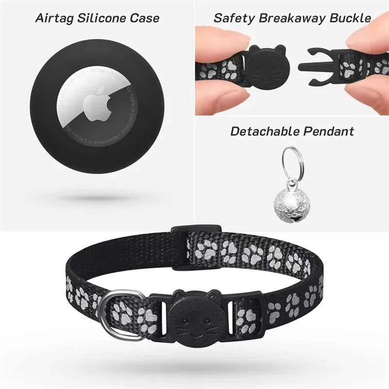 at Collar with AirTag Holder