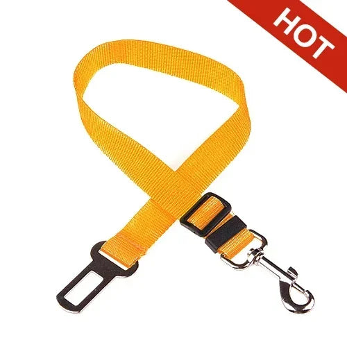 Dog Car Seat Belt – Adjustable Pet Safety Harness with Quick Release