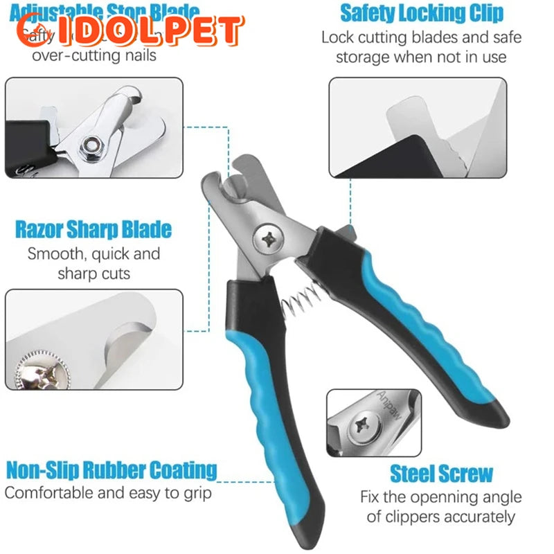 Pet Nail Clipper – Stainless Steel Dog & Cat Grooming Tool