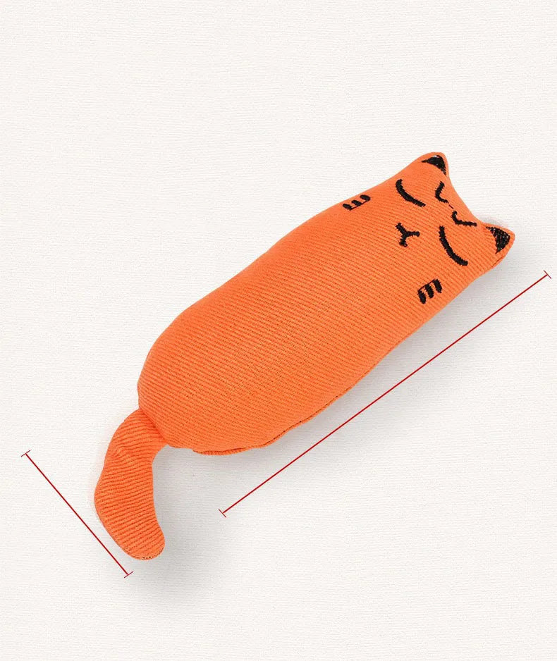 Catnip Cat Toy with Rustle Sound, Plush Toy for Kittens