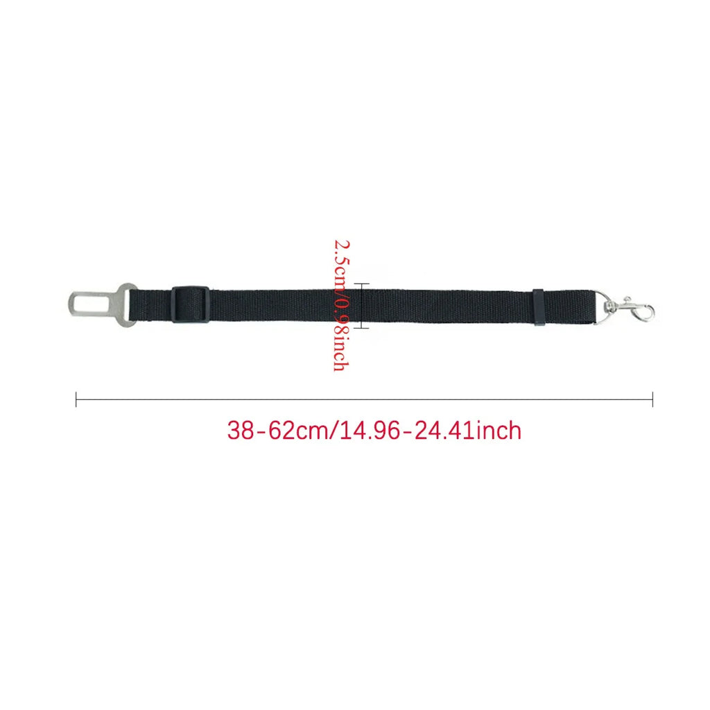 Dog Seat Belt – Adjustable Car Safety Belt for Small & Medium Dogs