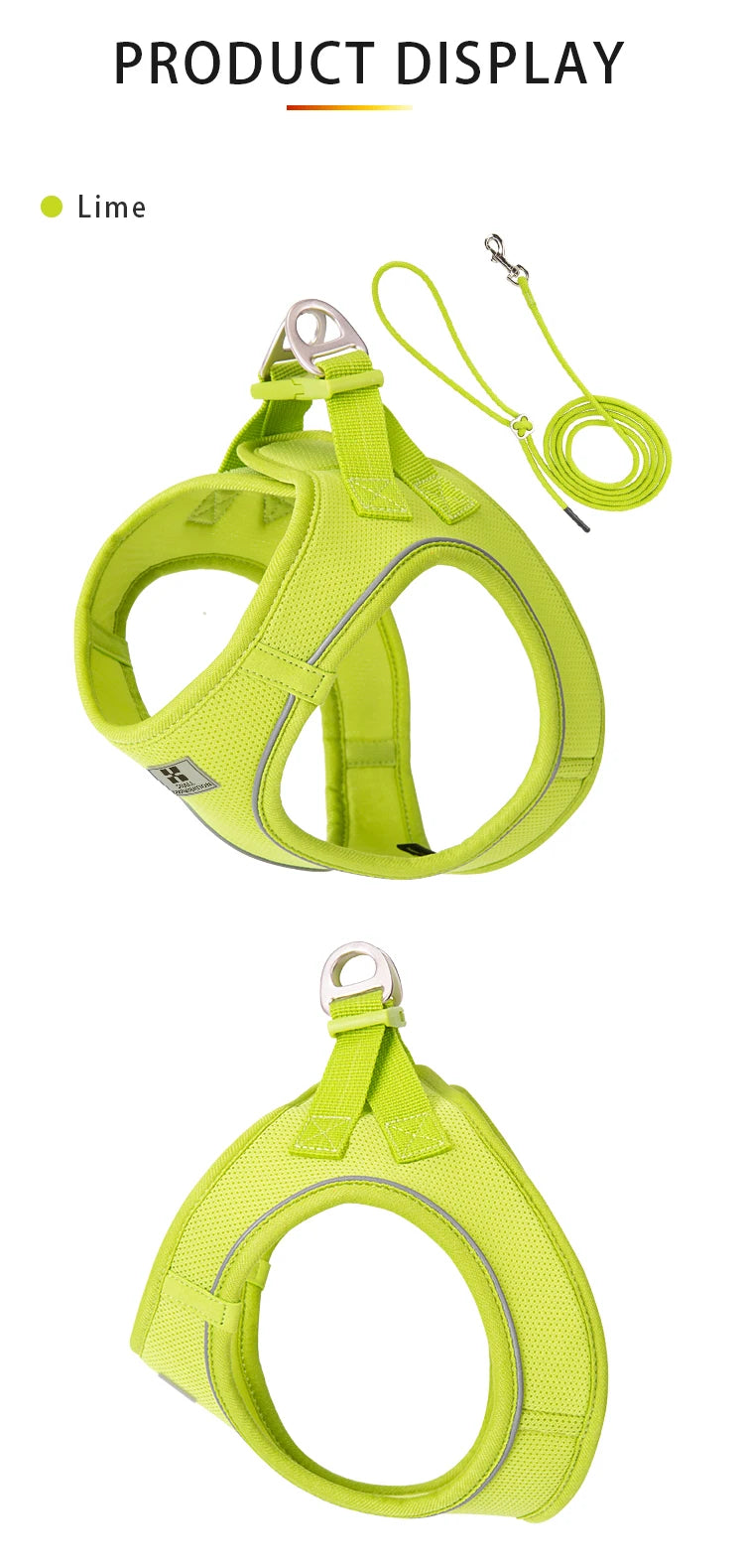 Cat Harness and Leash Set – Reflective Adjustable Vest