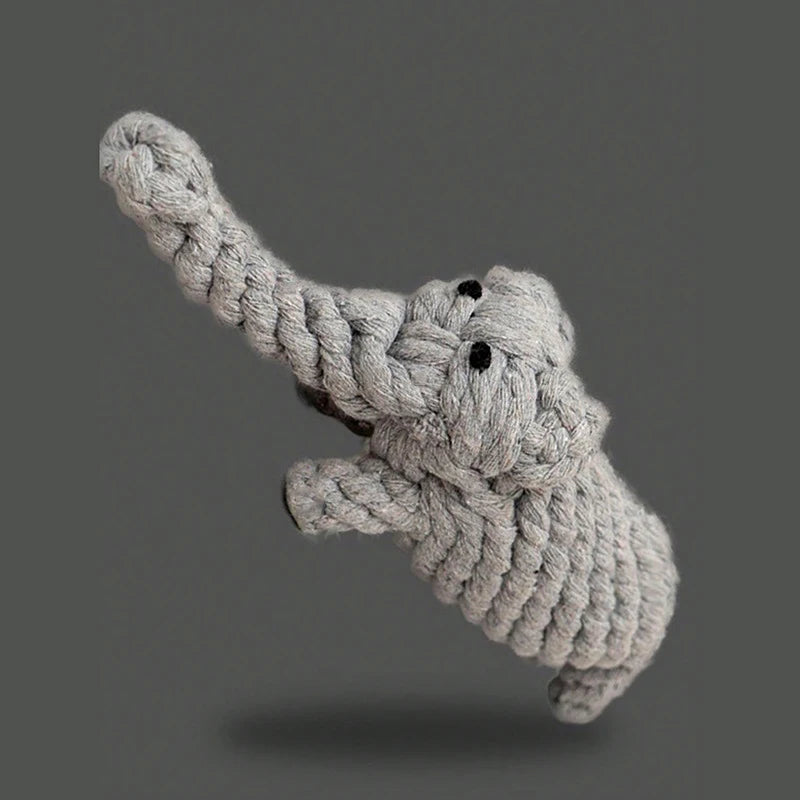 Rope Dog Toy – Knotted Cotton Chew Toy for Small & Medium Dogs