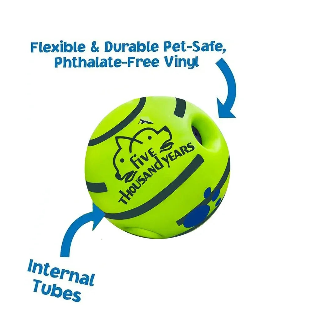 Interactive Dog Ball – Giggle Sound Toy for Training & Play