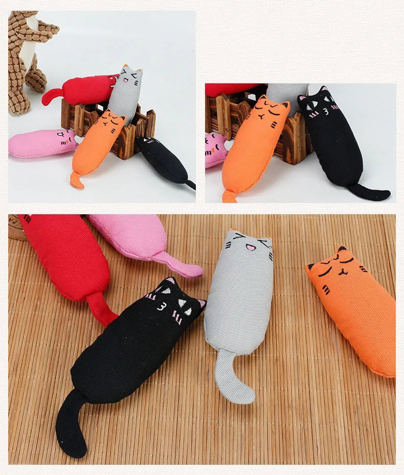 Catnip Cat Toy with Rustle Sound, Plush Toy for Kittens
