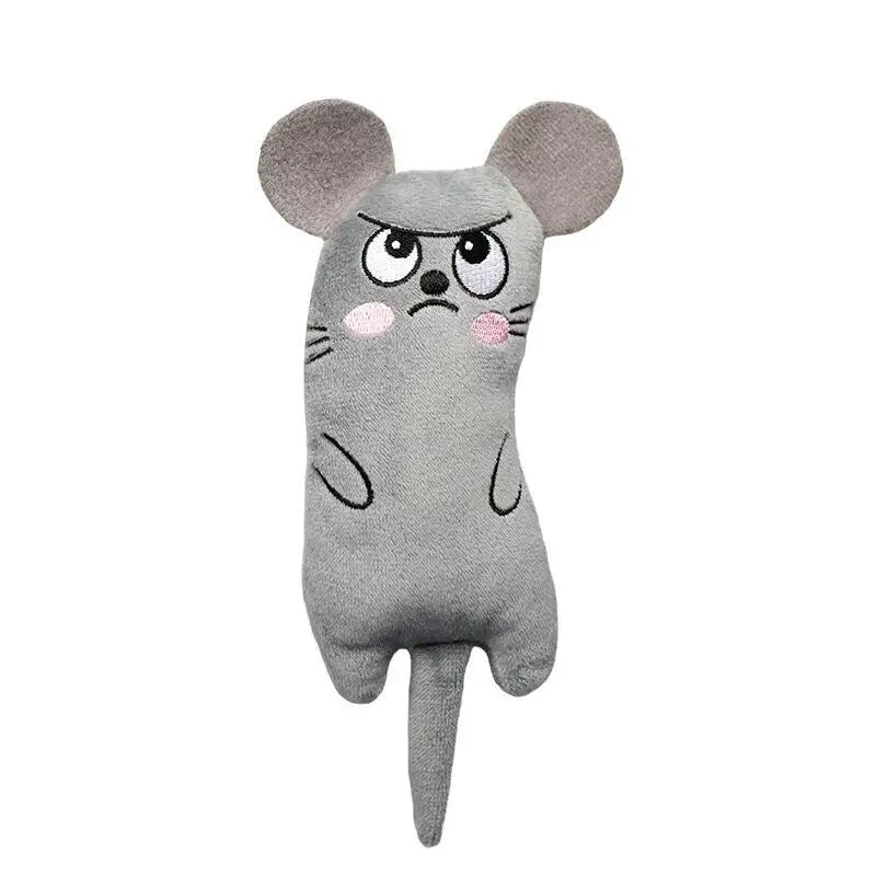 Catnip Toy Plush Mouse Interactive Cat Toy for Kittens