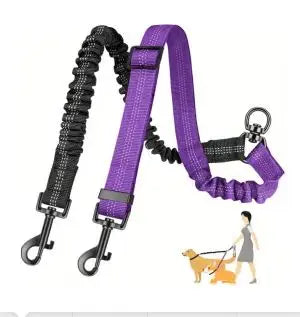 Double Dog Leash – 1.6ft Dual Dog Walking Attachment