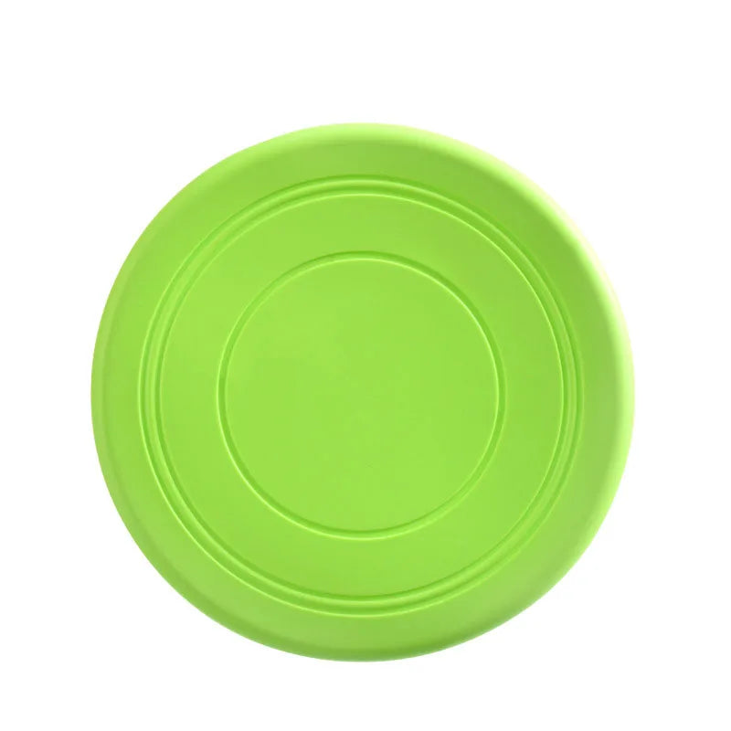 Flying Disc Dog Toy – Silicone Interactive Fetch Disc