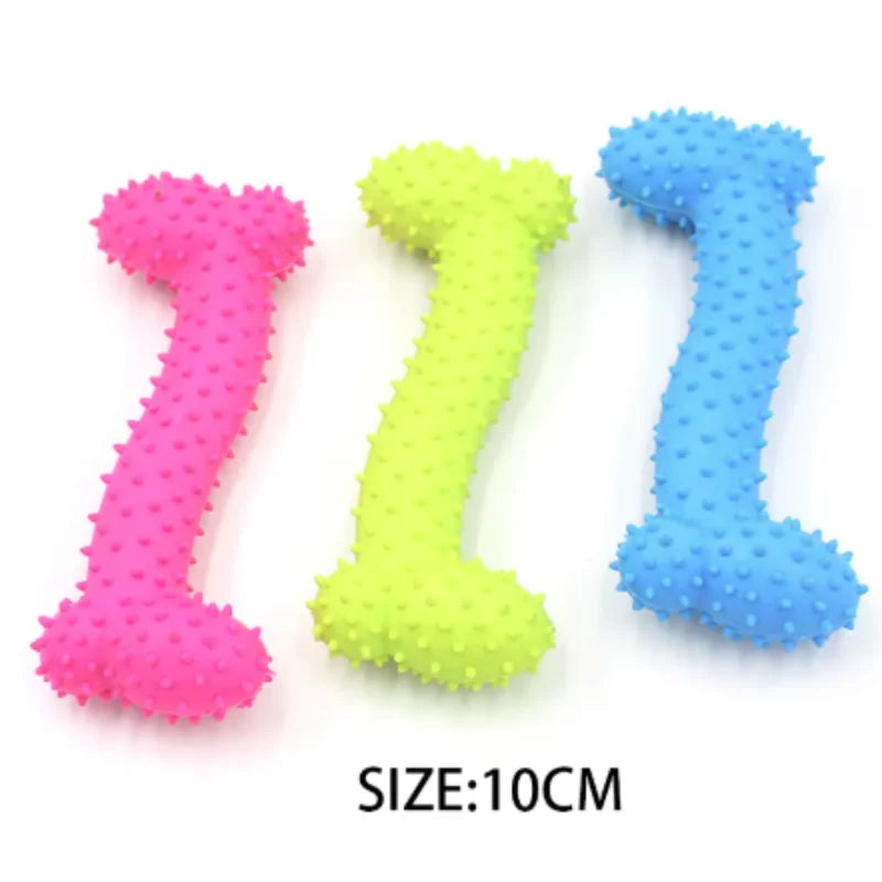 Dog Teething Toy, TPR Chew Stick & Treat Dispensing Toy