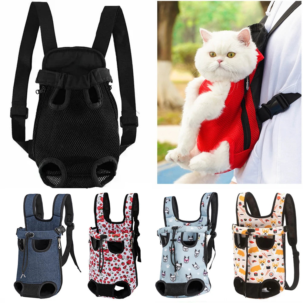 Cat Carrier Backpack – Adjustable Pet Travel Bag for Cats & Dogs