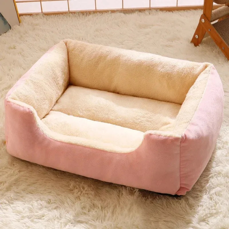 Cat Bed – Plush Winter Sleeping Cushion for Cats