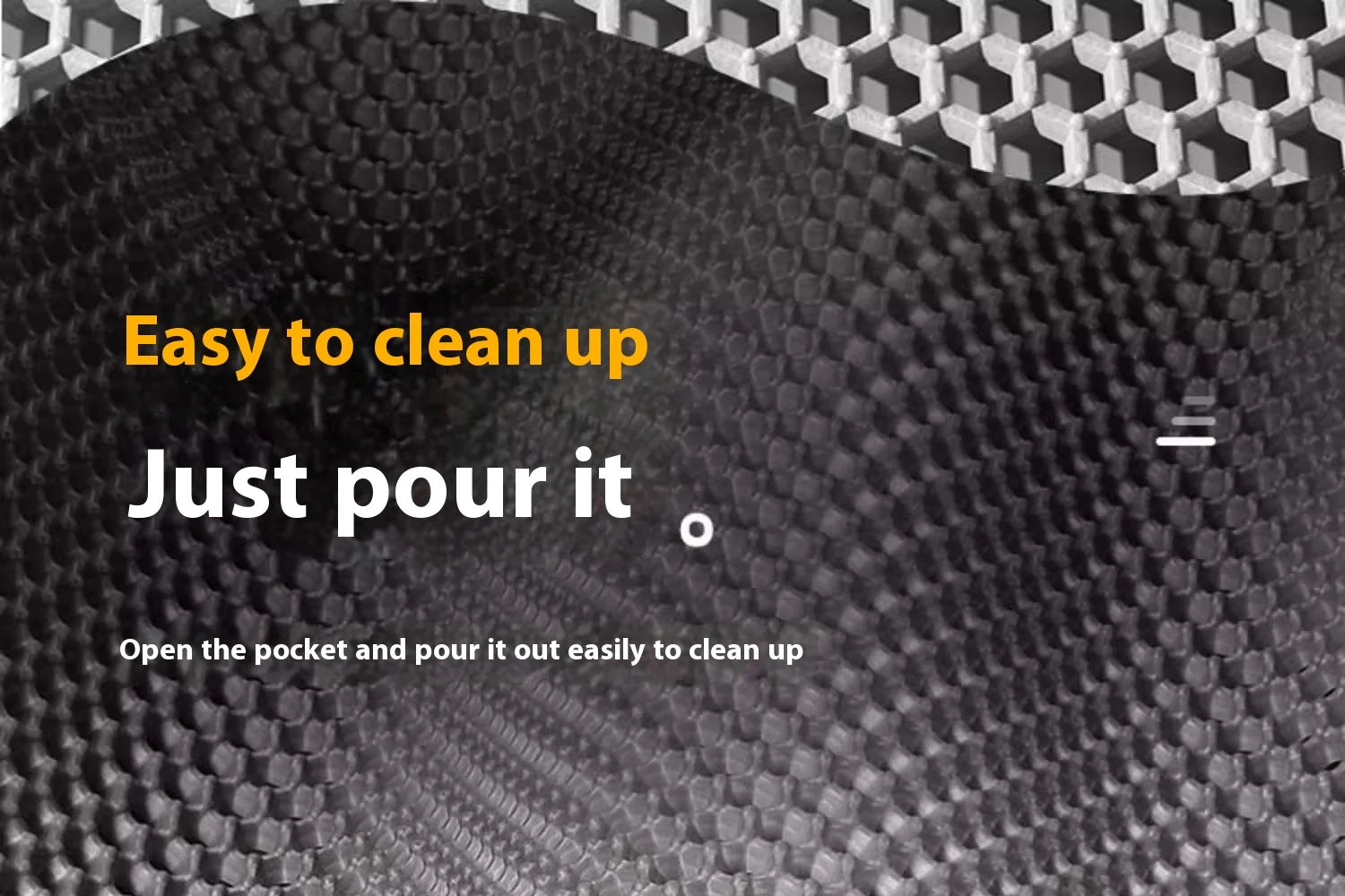Extra Large Cat Litter Box Mat – Waterproof Washable Honeycomb Design