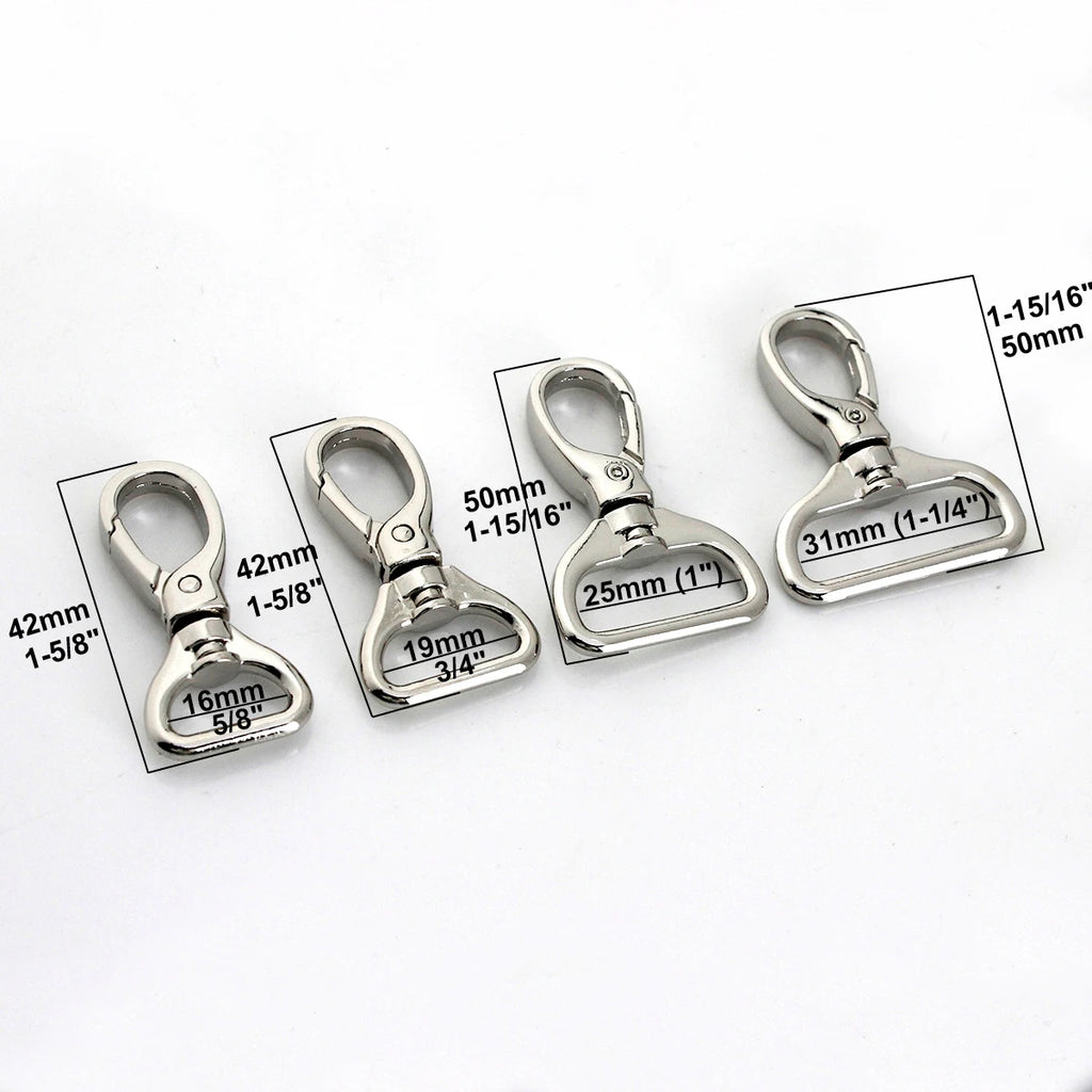 Swivel Snap Hook – Metal Lobster Clasp Clip for Pet Leashes