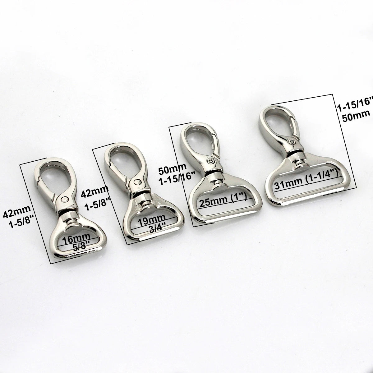 Swivel Snap Hook – Metal Lobster Clasp Clip for Pet Leashes
