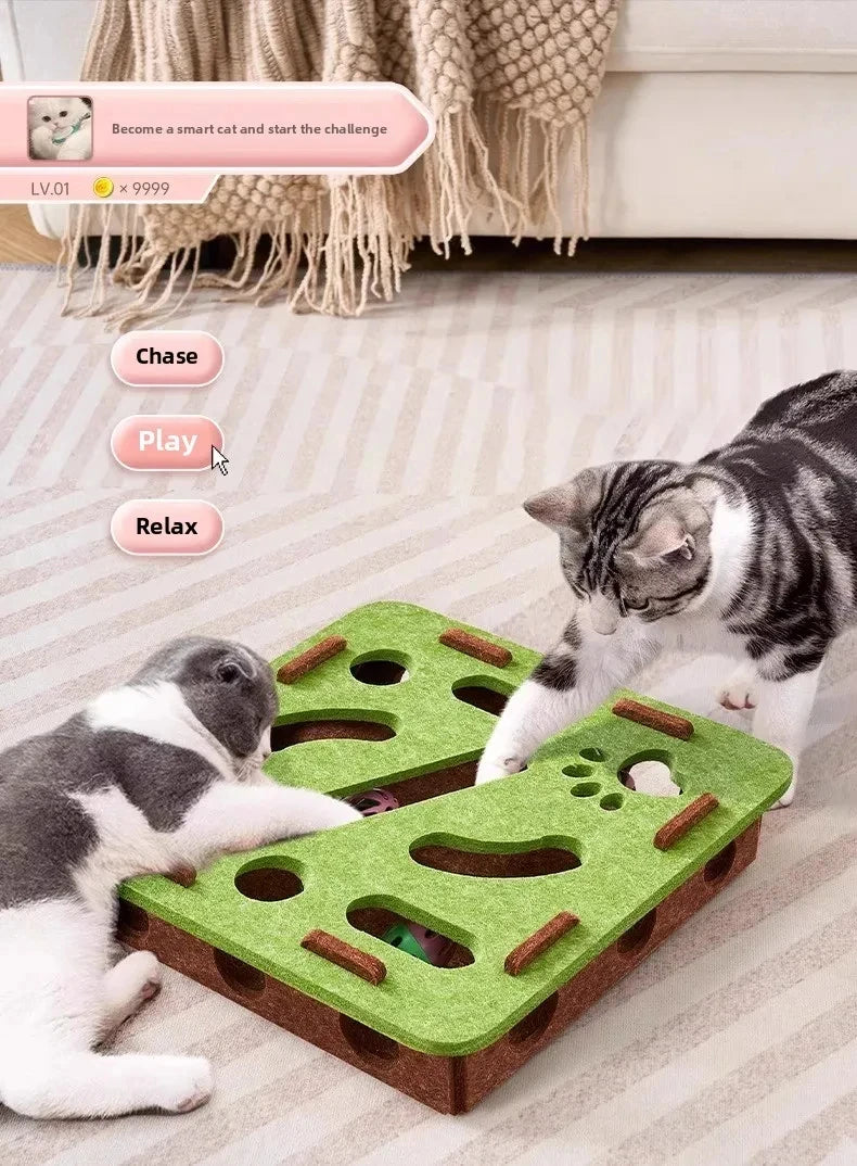 Cat Puzzle Toy Interactive Exercise Ball Toy for Indoor Cats