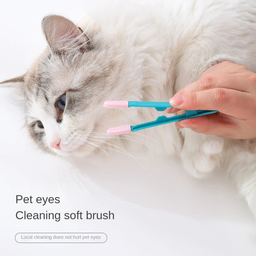 Cat Tear Stain Remover Comb Pet Eye Cleaning Brush