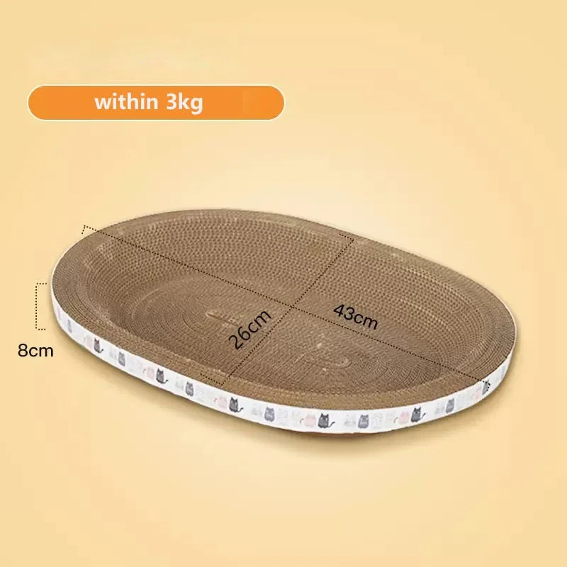 Cat Scratching Post – Corrugated Cat Scratcher with Catnip