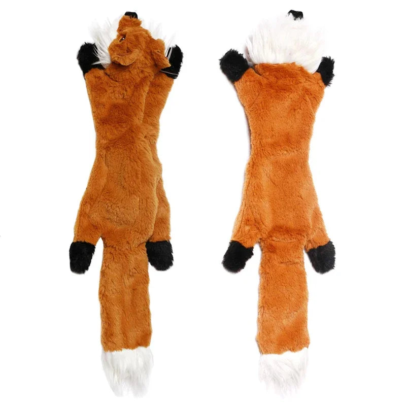 Dog Squeak Toy – 45cm Plush Crinkle No Stuffing Animal Toy