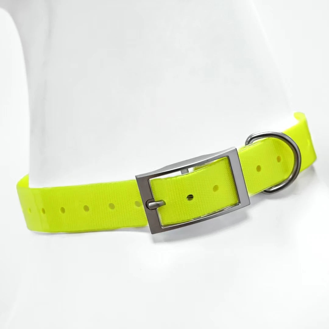 Heavy Duty Dog Collar, Waterproof Adjustable TPU Collar