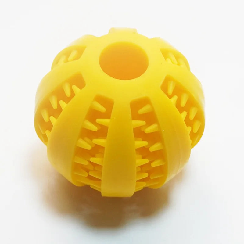 Dog Teething Toy – Rubber Chew Ball & Interactive Puzzle Toy