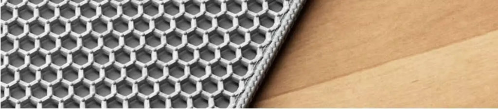 Extra Large Cat Litter Box Mat – Waterproof Washable Honeycomb Design