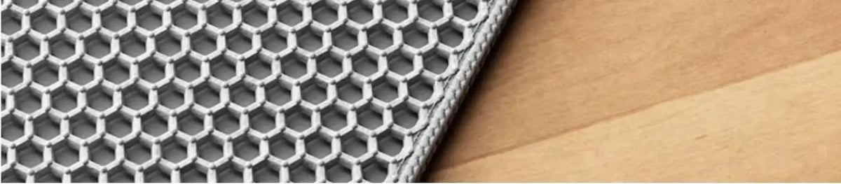 Extra Large Cat Litter Box Mat – Waterproof Washable Honeycomb Design