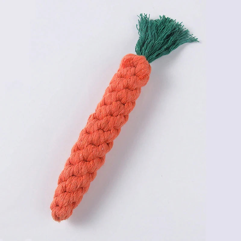 Rope Dog Toy – Knotted Cotton Chew Toy for Small & Medium Dogs