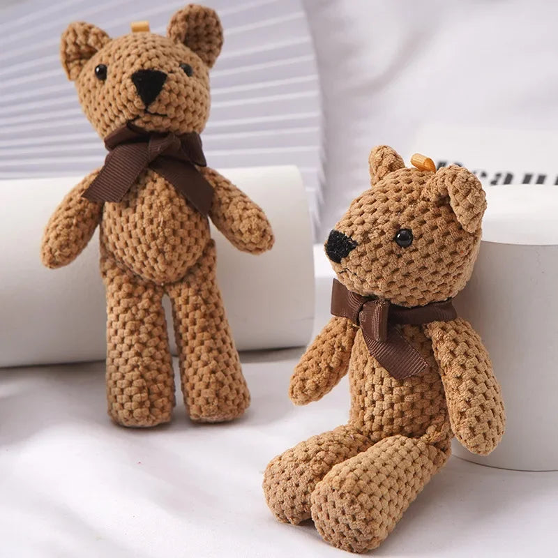 Pineapple Bear Plush, 16cm Mini Teddy Bear Stuffed Toy