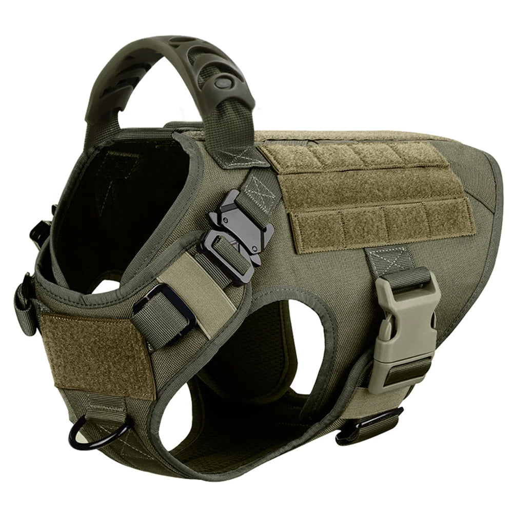 Large Dog Harness and Leash Set, Adjustable Padded Walking Vest