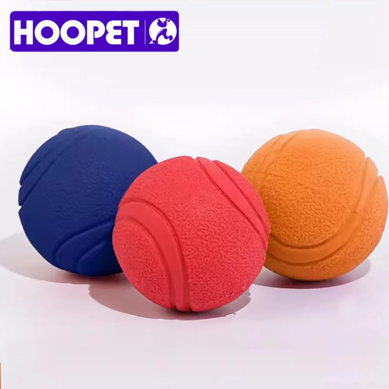 Rubber Dog Ball, Bite-Resistant Chew Toy for Puppies & Dogs