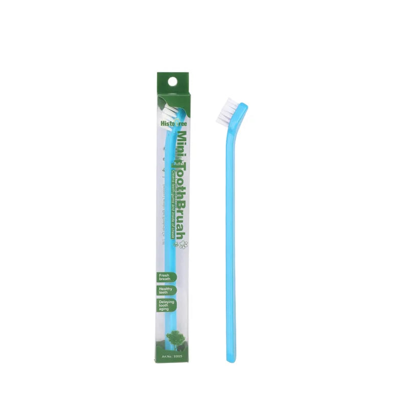 Dog Toothbrush Micro Head 360° Teeth Cleaning Tool for Small Dogs & Cats