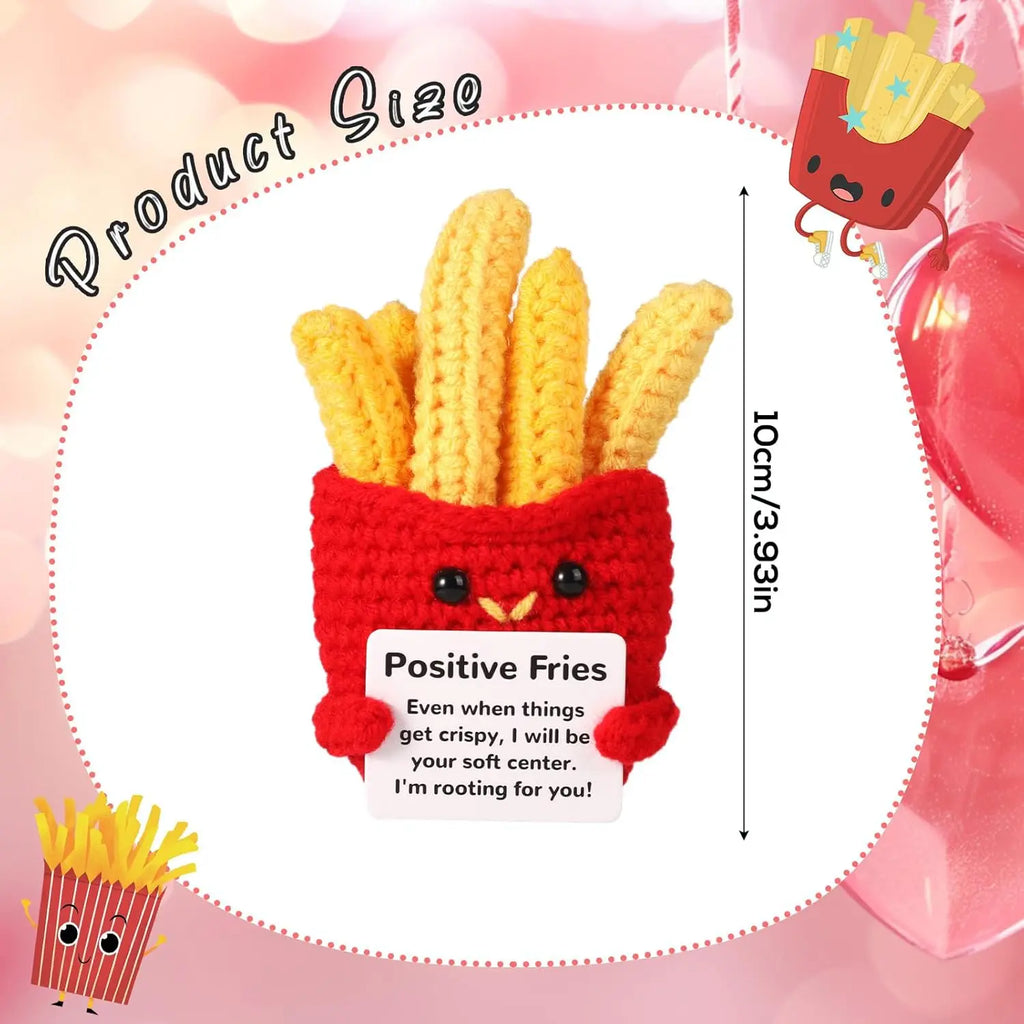Crochet Plush Pocket Hug Doll, Handmade Mini Plush Gift