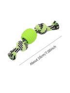 Dog Rope Ball Toy – Double Knot Chew Toy for Dogs