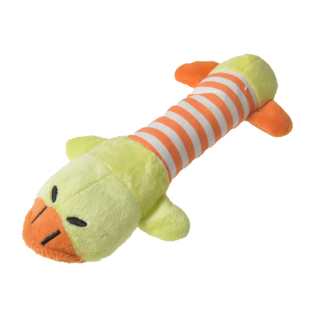 Plush Dog Toy Dinosaur Chew Toy for Small Dogs