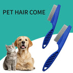 Flea Comb for Dogs Stainless Steel Pet Hair Grooming Brush