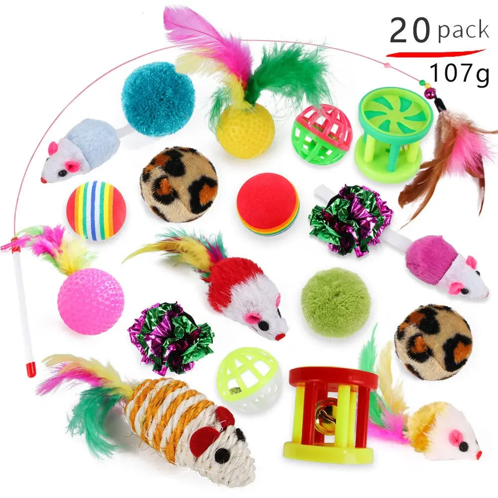 Cat Play Tunnel Mouse Shape Toy for Kittens Indoor Play