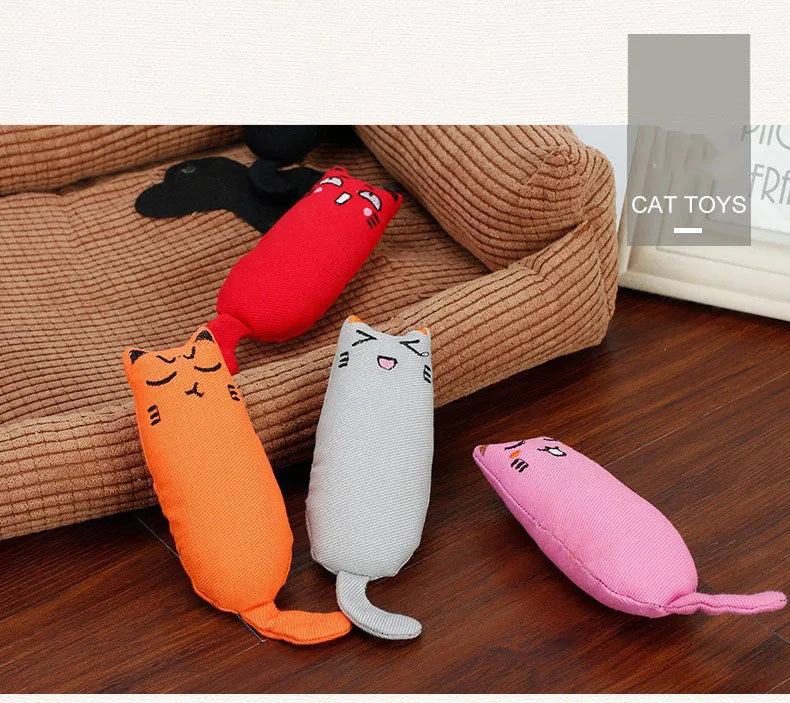 Catnip Cat Toy with Rustle Sound, Plush Toy for Kittens
