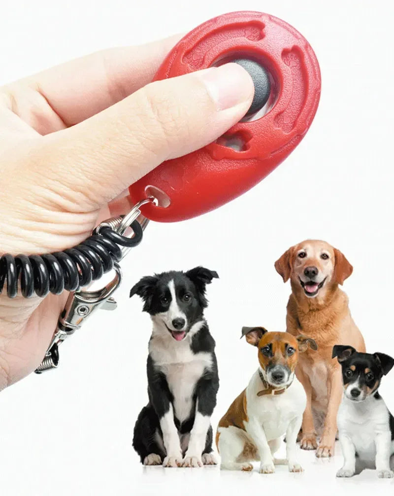 Dog Training Clicker with Wrist Strap, Portable Pet Training Tool